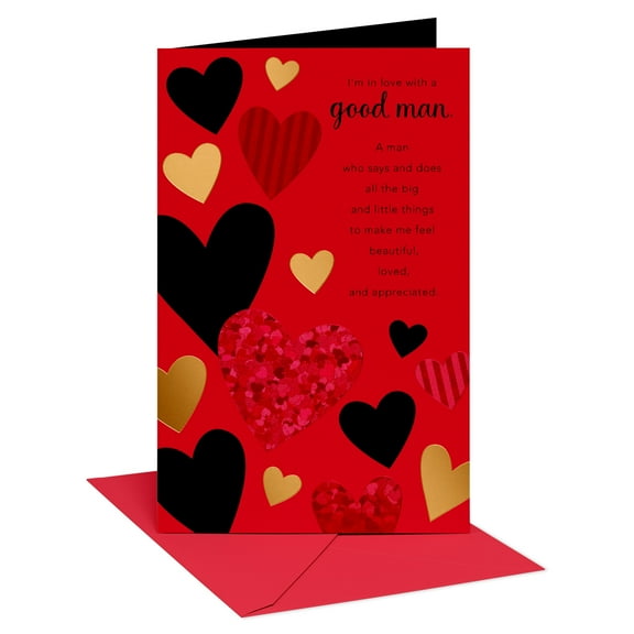 American Greetings Romantic Valentine's Day Card for Him (A Good Man)