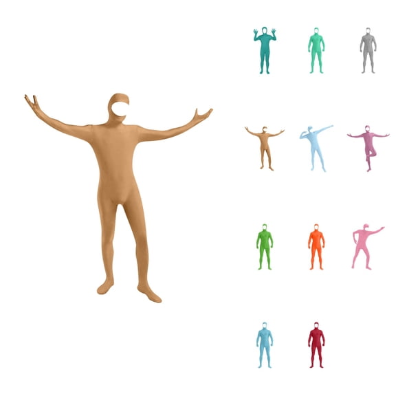 Face-Open Zentai Spandex Bodysuit – Kids Unisex Stealth Suit for Stage Performance, Dance Outfit for Boys and Girls