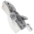 thumbnail image 3 of KAKOWELY Marionetas de mano de tiburón de dibujos animados, marionetas de mano de animales de peluche portátiles, juguete de peluche interactivo para padres e hijos, 3 of 4