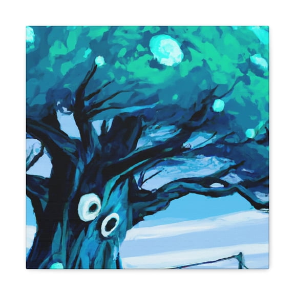 Elm Tree Sunrise Splendor - Canvas