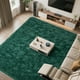 thumbnail image 1 of Alfombra Zentavio, 274 x 366 cm, verde oscuro, esponjosa, suave y lavable, 1 of 7