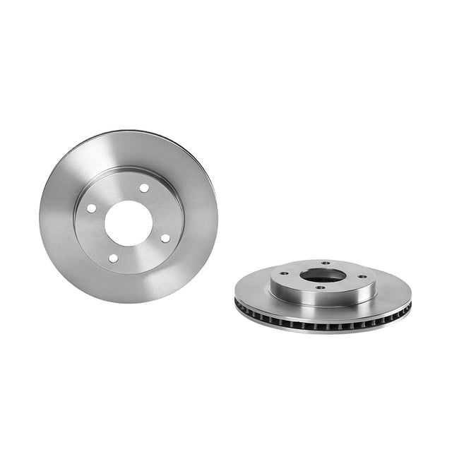 Par de DISCOS VENTILADOS BREMBO TIIDA 2013 al 2018 NISSAN 1.6L L4 Delanteros