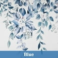 thumbnail image 6 of Alishomtll Kitchen Curtains and Valances Sets Blue Floral Print Kitchen Curtains 3 Piece Set 36 Inches Long,Rod Pocket, 6 of 9