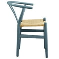 thumbnail image 6 of Modway Amish 29" Wood Dining Chair in Harbor Blue, 6 of 9