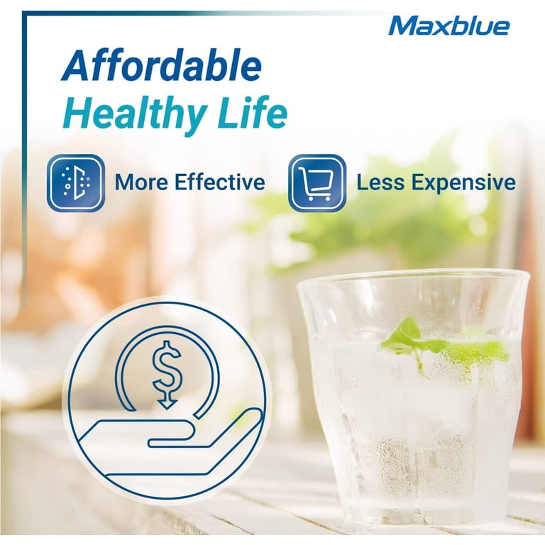 5-Pack Maxblue Refrigerator Water Filter – Replacement For GE RPWFE (With Chip)