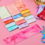 40Pcs Jelly Roll Fabric for Patchwork Sewing Soft Cotton Jelly Roll Fabric Strips for Quilting Crafting for DIY Craft Decoration Cushion Cover Tablecloth Making,19.69*2.52 In