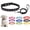 Black+Leash, variant on Rhinestone Dog Collar and Leash Set,Cute Dazzling Sparkling Fun Soft Suede Leather Cat Collars Crystal Diamond Pet for XXS XS Small Medium Puppy Kitty Girl Boy