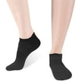 thumbnail image 5 of 4 Pairs Women Ankle Socks Thin Soft Athletic Low Cut Socks With Tab, 5 of 6
