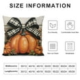 thumbnail image 5 of Fall Pumpkin Truck Sunflowers Home Sweet Home Throw Pillow Covers, Autumn Thankful Grateful Blessed Harvest Floral Decorations for Sofa Couch, 5 of 5