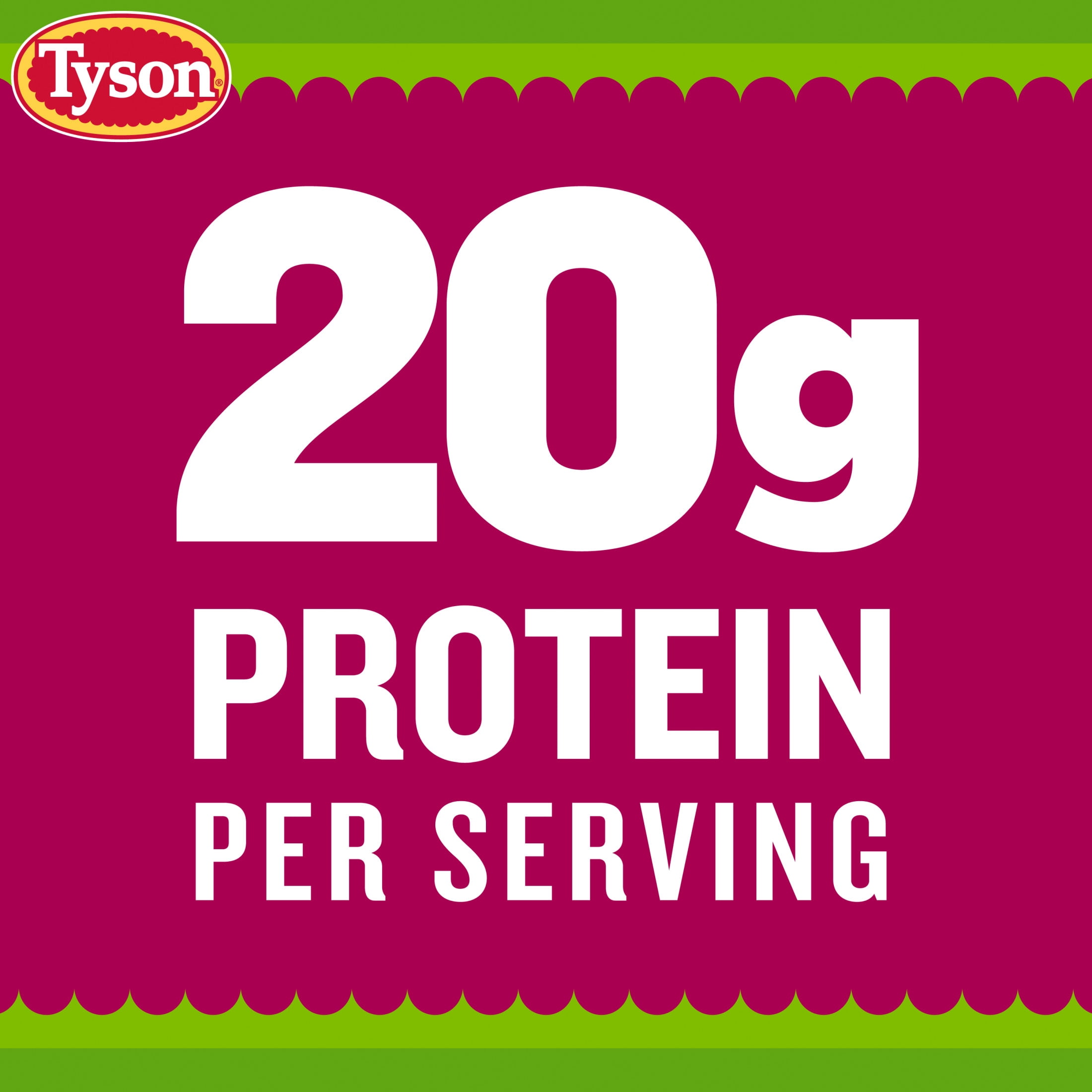 Tyson Frozen Oven Roasted Pulled Chicken Breast, 20 oz (Frozen, Fully Cooked)