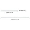 thumbnail image 2 of Tension Curtain Rod,Adjustable 27.56" to 47.24",0.39" Dia White Spring Tension Rod No Drilling Expandable Tension Rod, 2 of 7
