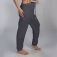 thumbnail image 4 of 2PC Sweatpants for Women High Waisted Casual Solid Elastic Waisted Long Pants Womens Drawstring Pants Trousers, 4 of 7