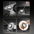 thumbnail image 5 of Stainless Steel Pot Scrubber with Long Handle, Steel Wires Ball Brush for Non-Scratch Cleaning of Pots, Pans, Griddles, Kitchen Grill Brush, 5 of 9