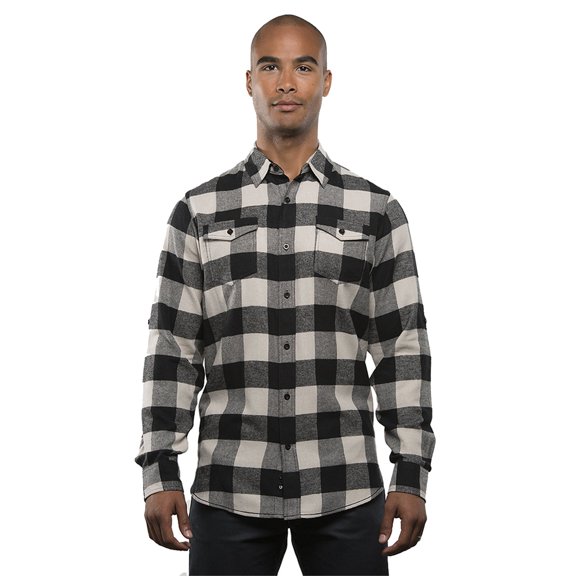 Burnside Men's Plaid Flannel Shirt