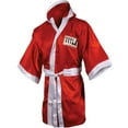 thumbnail image 3 of Title Boxing Stock Full Length Satin Walkout Robe - Youth Medium - White/Black, 3 of 4