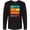 AB-Black, variant on Running Eat Sleep Triathlon Repeat Long Sleeve T-Shirt