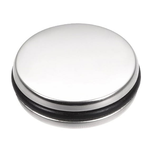 Uxcell Basin-Sink Plug Stopper Stainless Steel Drain Stopper Polishing 1.38 x 0.43" Silver Tone