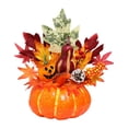 thumbnail image 2 of Adorno de calabaza de Halloween, centro de mesa de comedor, decoración artística novedosa para Estilo I, 2 of 9