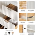 thumbnail image 7 of ARIEL Milan 61 Inch Single Rectangle Sink Bathroom Vanity with Pure White Quartz Countertop 1.5 Inch in Warm White, 7 of 7