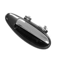 thumbnail image 3 of For Infiniti I30 Door Handle 1996-1999 Exterior | Rear Passenger Side | Textured Black | Chrome Lever | NI1521111 | 8260641U10, 3 of 5