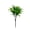 Green, variant on 1 Pc 13" UV Resistant Artificial Morning Glory Shrub, Plastic Faux Petunia Flowers for Outdoor Window Box Hanging Basket, Vibrant Violet Purple