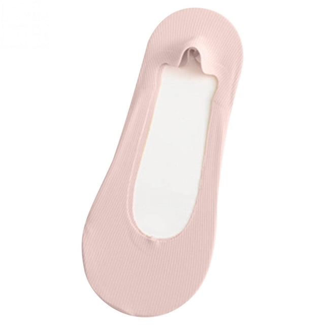 Aocisk Breathable Ice Silk Socks with Non Feature Ice Silk Material Breathable Socks In Low Cut Non Flat Liner Pink One Size