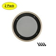 thumbnail image 1 of Unique Bargains 2 Pcs Grille de Haut-Parleur 4 Pieds Protection de Caisson de Basses Pièces Audio Doré, 1 of 4