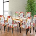 thumbnail image 5 of Dining Table Chair Covers Happy Thanksgiving Day Dining Table Chair Covers Set of 6 Spandex Stretch Dining Chair Cover Removable Washable Chair Protector for Kitchen,Wedding,Hotels, 5 of 6