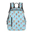 thumbnail image 1 of Disketp winter cow cute Mochila Ligera e Impermeable, Mochila de Día Resistente para Viajes, Senderismo y Uso Diario para Hombre y Mujer, 1 of 7