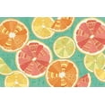 thumbnail image 2 of Gango Home Decor Contemporary Citrus Splash XI & XII by Veronique Charron (Printed on Paper); Two 24x16in Fine Art Paper Giclee Prints, 2 of 5