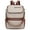 Beige, variant on Vegan Leather Backpack Purse for Women 15.6 inch Laptop Bag Fashion Convertible Travel Backpack Ladies Work Shoulder Handbag