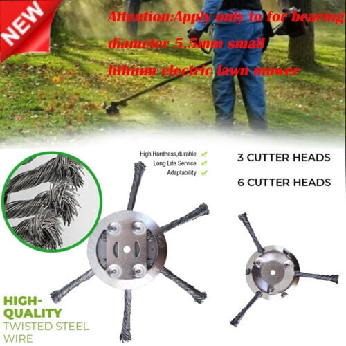 B-3 Knife Lawn Mower Steel Wire Grass Trimmer Head Brush Cutter Weed Eater Trimmer Head