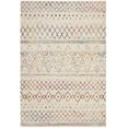 thumbnail image 3 of SAFAVIEH Madison Hannah Geometric Area Rug, Ivory/Fuchsia, 3' x 5', 3 of 6