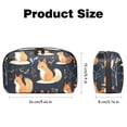 thumbnail image 5 of Squirrel Digital Bag Oxford Cloth Waterproof Travel Organizer Charger Pouch Cell Phone Charger Station Computer Cord Organizer 5.9x9.44x3.14 in, 5 of 6