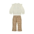 thumbnail image 2 of Wonderluxe Baby Girls' Long Sleeve Sweatshirt and Pant, 3-Piece Set, Sizes 0-3M-24M, 2 of 13