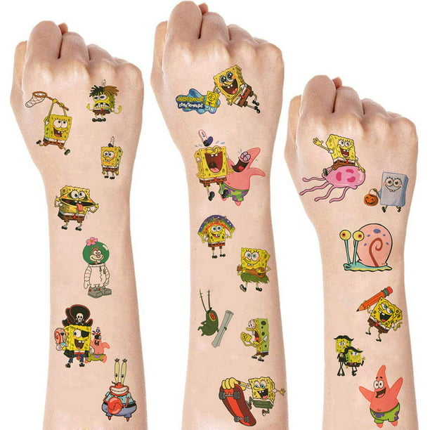 Cute Cartoon Birthday Party Supplies Temporary Tattoos for Kids, Cute Party  Decorations Anime Video Games Party Favors Fake Tattoos Stickers Gifts  Anime Merch for Boys Girls (set 12) 