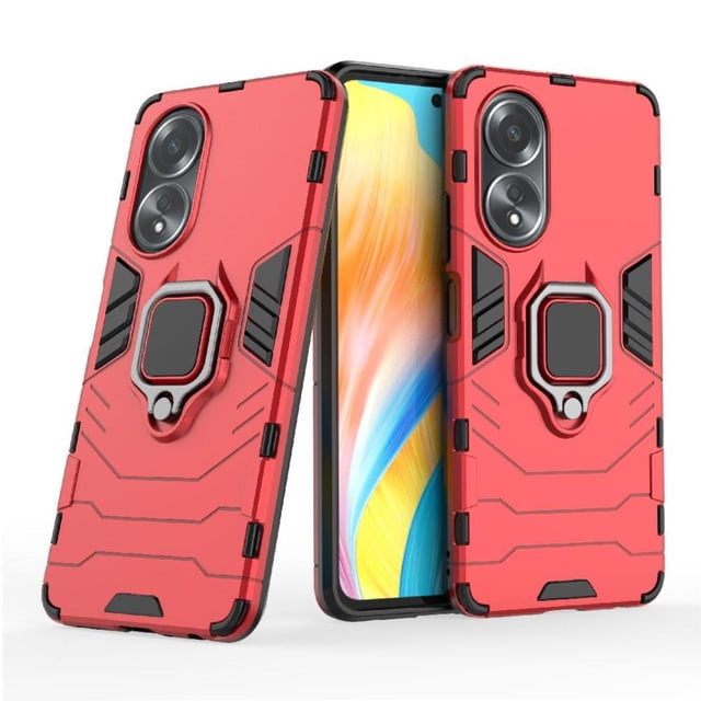 Funda para OPPO A58 4G con Soporte Anillo Giratorio 360° y Protección Resistente a Golpes y Caídas