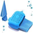 thumbnail image 1 of Toalla refrescante, toalla deportiva de microfibra, toalla de playa para fitness, yoga, azul claro, 1 of 5