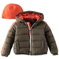 thumbnail image 1 of Rothschild Boys 8-20 Panel Puffer Jacket with Matching Hat, 1 of 4