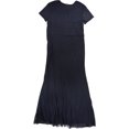 thumbnail image 2 of JS Collection Womens Beaded Cowl Neck Gown Dress navy 14, 2 of 2