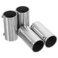 thumbnail image 4 of 4pcs Straight Pipe Fitting Connector Stainless Steel Hand Rail Tube Connector Easy To Use Handrail Railing Pipe Connector, 4 of 8