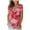 Red, variant on Aayomet Tops For Women Casual Fall Womens Loose Fit Tshirts Short Sleeve Summer Tops Casual Workout Yoga Tunic T Shirts Tops,Multicolor 5XL