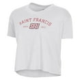thumbnail image 2 of Women's Alternative Apparel  White Saint Francis Red Flash Retro Jersey Headliner Cropped T-Shirt, 2 of 3