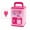 Hot Pink, variant on Safe Deposit Box Toys With Lights, Music And Key, Money Savings Box Mini ATM Coin Bank Toys Gifts For Chritmas, Birthday And Other Festival