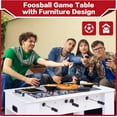 thumbnail image 2 of RayChee 42" Foosball Coffee Table, Soccer Game Table with Tempered Glass, RayChee Modern Multi Arcade Game Table with 2 Balls for Adults, Kids, Home, Indoor Family Living Room, 2 of 7