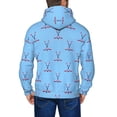 thumbnail image 5 of Zip Up Hoodies for Men - ice hockey sticks USA flag blue Long Sleeve Comfrt Men'S Fashion Hoodies & Sweatshirts, Jackets for Men Hoodies Pullover Clothing Clothes with Pouch, 5 of 5