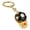 Black, variant on Football Keychain Cap Pendant Creative Sports Fan Gift Backpack Charm Cute Bag Accessory,Soccer Keychain for Boys, Mini Sports Equipment Souvenir,Perfect for Football Fans and Gifts(White,1.1X1.81")