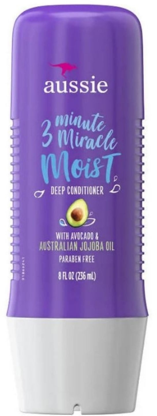 Aussie Moist 3 Minute Miracle Deep Conditioner 8 oz (Pack of 3)