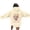 Beige, variant on Womens Oversized Hoodies Floral Letter Back Print Oversized Hooded Sweatshirt Coquette Streetwear Loose Pullover Tops White 2XL