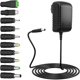 thumbnail image 1 of wonima11 8.4V 1A Power Adapter Li-ion Battery Charger with LED Indicator 2.1x5.5mm Interface Suitable for 7.2V 7.4V 8.4V 2-String Lithium Battery Pack with 10 Interchangeable DC Plug, 1 of 1